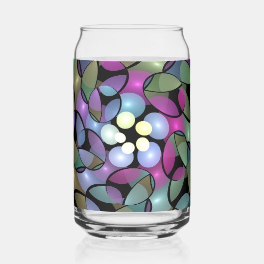 Colorful Movements Abstract Trippy Fractal Art (Gauche)