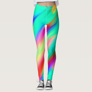 Colorful Multicolored Abstract Patroon Leggings