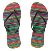 Colorful Multicolored Pattern Teenslippers (Voetbed)