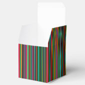 Colorful Multicolored Striped Pattern Bedankdoosjes (Geopend)