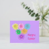 Colorful Mums Happy Easter Briefkaarten (Staand voorkant)