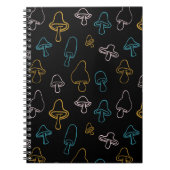 Colorful Mushroom Patroon Notitieboek (Voorkant)