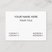 Colorful Mushroom Visitekaartje (Achterkant)