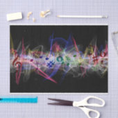 Colorful Music Note Musically Tissuepapier (Craft)