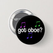 Colorful Music Oboe Button (Voorkant /achterkant)
