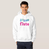 Colorful Music Personeel Flute Design Cadeaus Hoodie (Voorkant volledig)