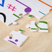 Colorful Musical Notes and Symbols Legpuzzel (Zijkant)
