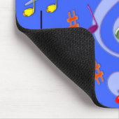 Colorful Musical Notes Mousepad II Muismat (Hoek)