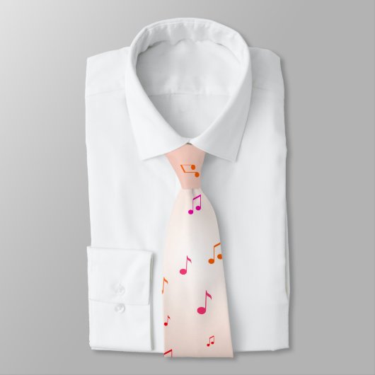 Colorful Musical Notes: Necktie / Stropdas (Gebonden)