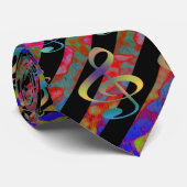 Colorful Musician's Necktie Stropdas (Opgerold)