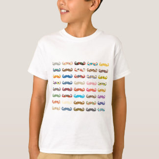 Colorful Mustaches T-shirt