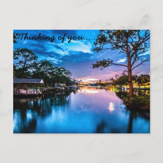 Colorful Mythical Sunset Briefkaart (Voorkant)