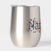 Colorful Namaste Butterflies - Graphic Yoga Art (Droite)