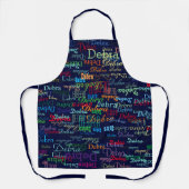 Colorful Name Patroon Schort (Voorkant)