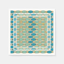 Colorful Napkin met Afrikaanse structuur