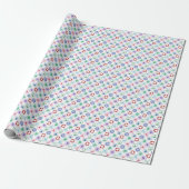 Colorful Nautical Pattern Cadeaupapier (Uitgerold)
