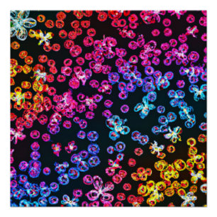 Colorful Neon Art-ontwerp, Nu kopen Perfect Poster