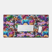 Colorful Neon Joysticks Pattern (Clavier et souris)