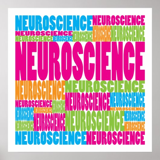 Colorful Neuroscience Poster (Voorkant)