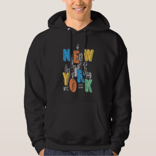 Colorful New York City Statue of Liberty City Tour Hoodie