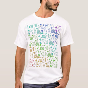 Colorful New Zealand Pattern T-shirt