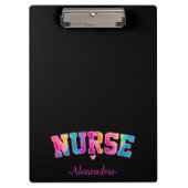 Colorful Nurse Klembord (Voorkant)