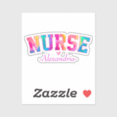 Colorful Nurse Sticker (Vel)