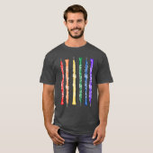 Colorful Oboist Player Double reed T-shirt (Voorkant volledig)