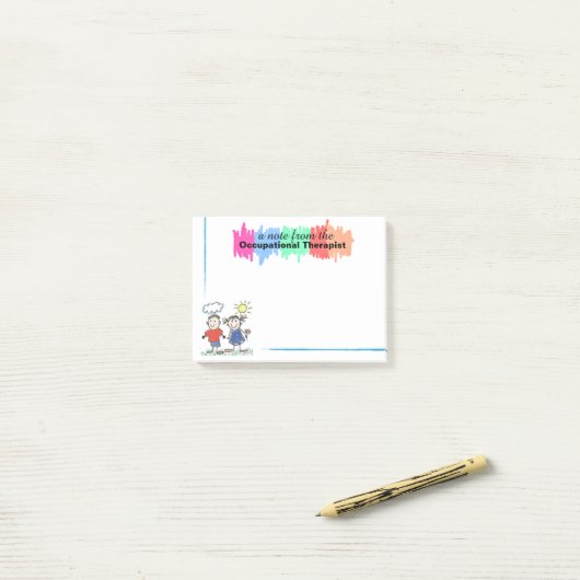 Colorful Occupational Therapist Sticky Notes (Op bureau)