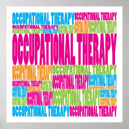 Colorful Occupational Therapy Poster (Voorkant)