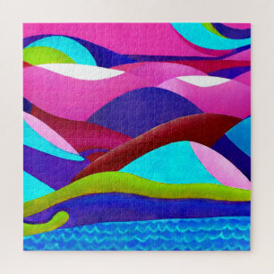Colorful Ocean Hills Legpuzzel