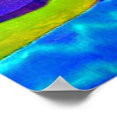 Colorful Ocean Hills Poster (Hoek)