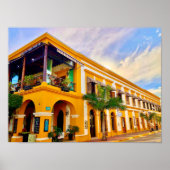 Colorful Old Mansion Poster (Voorkant)