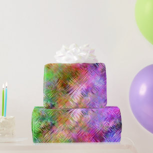 Colorful Opal Glassy Texture Cadeaupapier