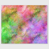 Colorful Opal Glassy Texture Cadeaupapier (Vlak)