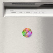Colorful Opal Glassy Texture Magneet (Insitu (Vaatwasser))