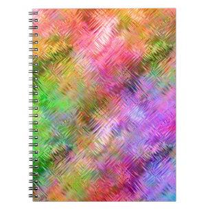 Colorful Opal Glassy Texture Notitieboek