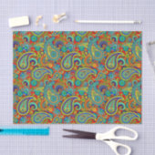 Colorful  Orante Paisley Tissuepapier (Craft)