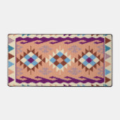 Colorful Oriental Kilim Rug Bureaumat (Voorkant)