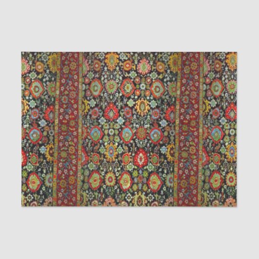 Colorful Oriental Rug-ontwerp Tissuepapier (Voorkant)