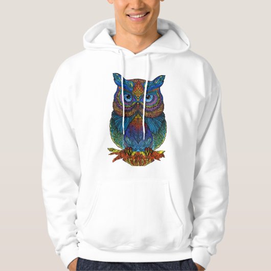 Colorful Owl Hoodie (Voorkant)