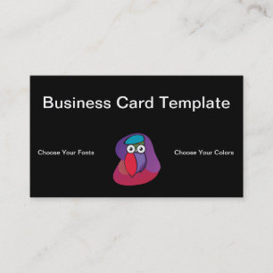 Colorful Owl logo visitekaartje