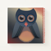 Colorful Owl Notitieboek (Achterkant)