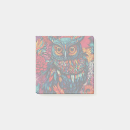 Colorful Owl Post-it® Notes