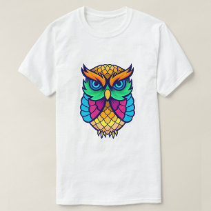Colorful Owl T-shirt