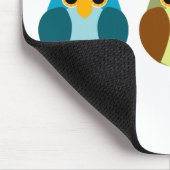 Colorful Owl Trio Muismat (Hoek)