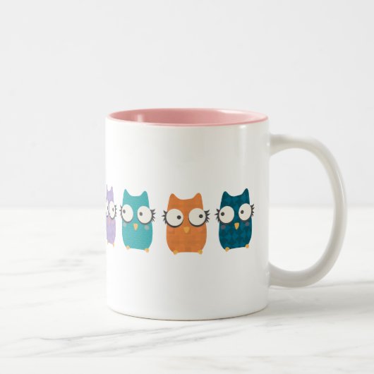 Colorful Owls Mok (Rechts)
