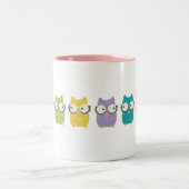 Colorful Owls Mok (Center)