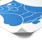 Colorful Owls Wise Birds Poster (Hoek)