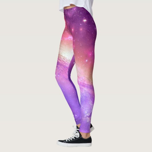 Colorful Paars Galaxy Artwork | Leggings (Links)